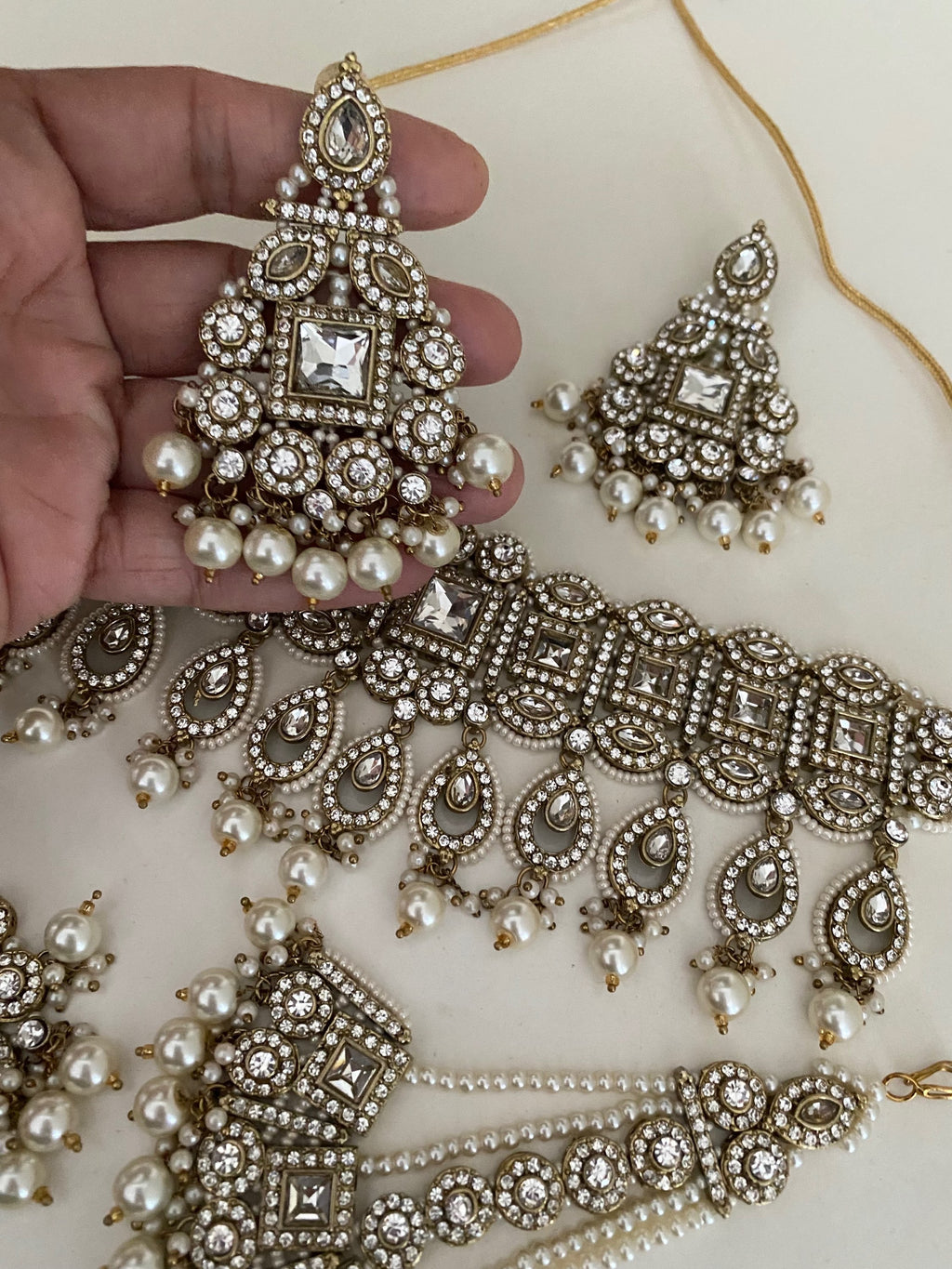 Lamiya choker haar set  image 2