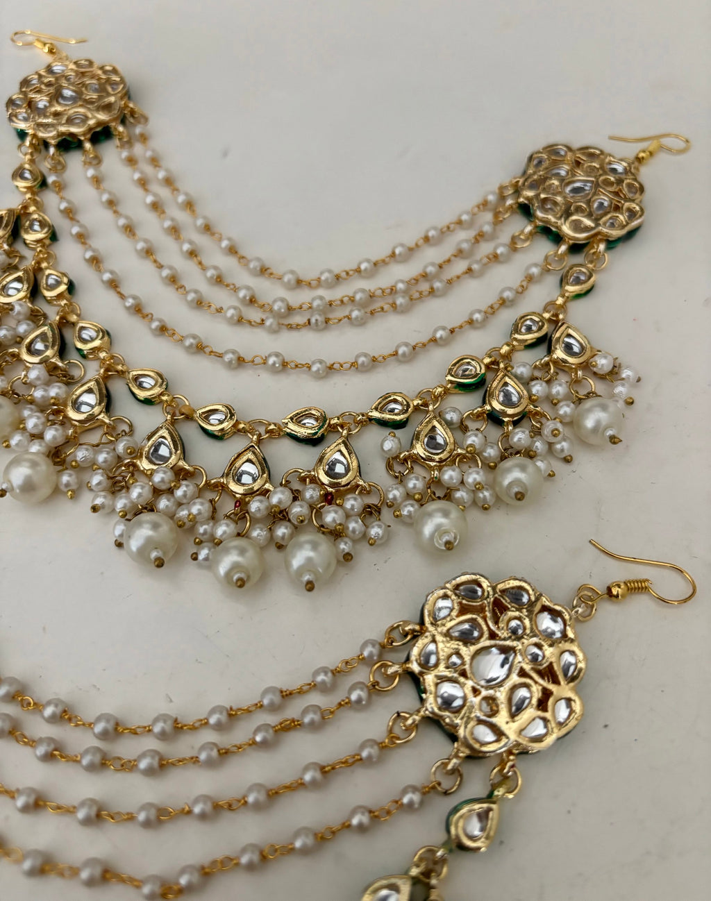 Heermandi earring chain image 3