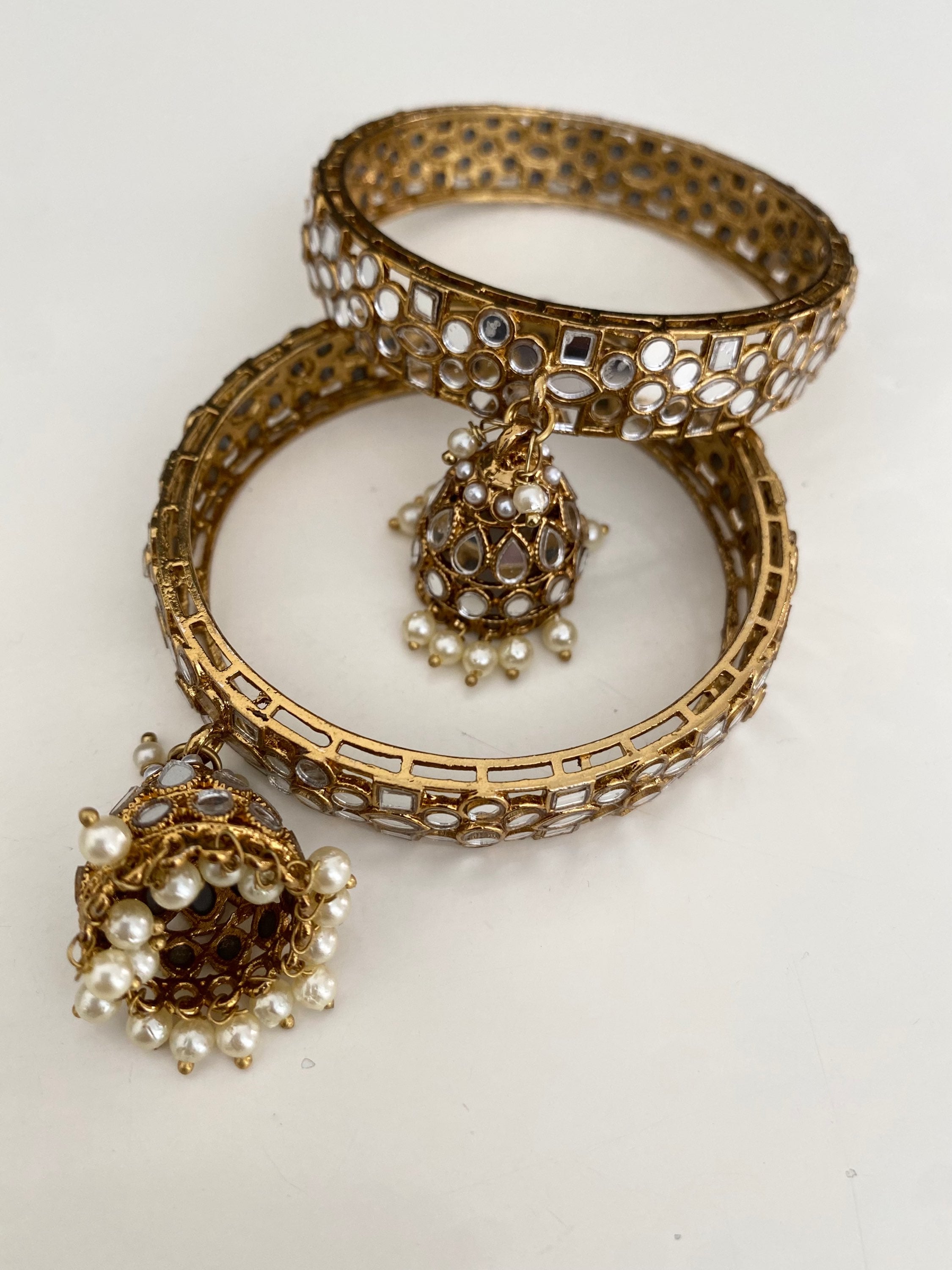 Mirror jhumka bell  image 2