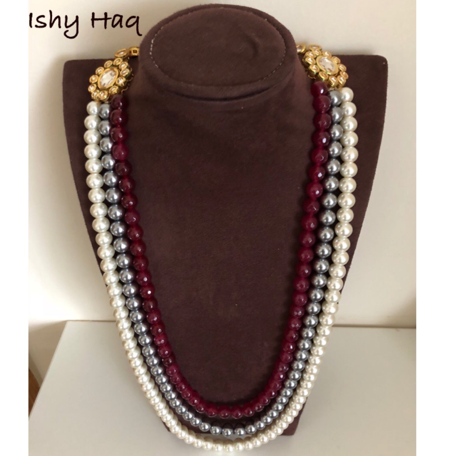 Glass beaded groom mala  image 0
