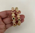 Rajwadi pastel circle trim  image 0
