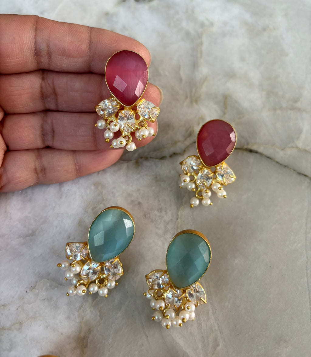 Precious stone earring  image 3
