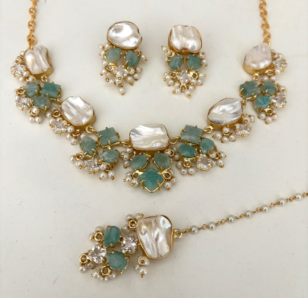Precious Mother of Pearl (Amazonite) image 0