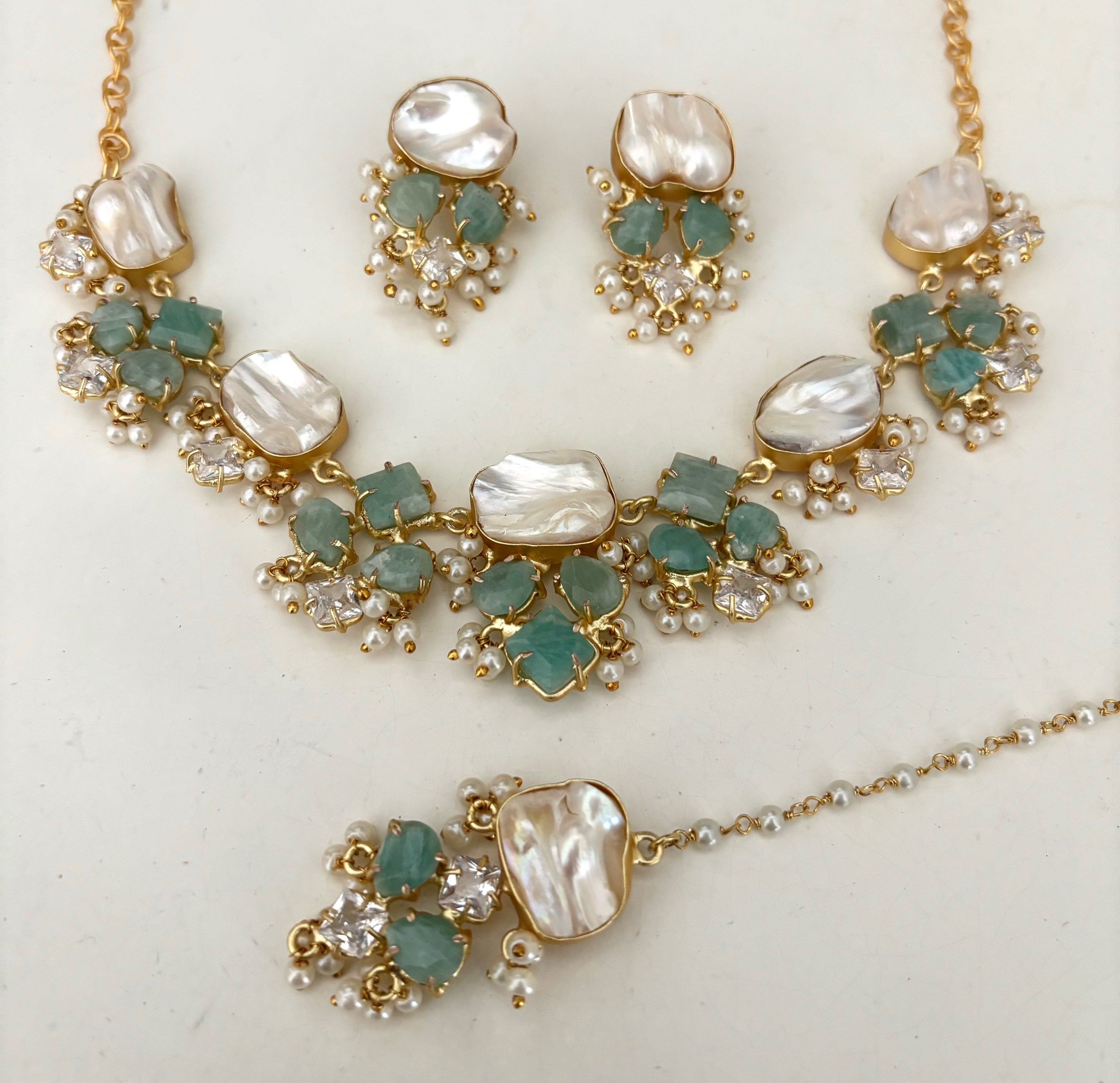 Precious Mother of Pearl (Amazonite) image 0
