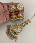 Jhumka with mang tikka image 0