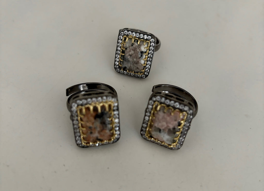 Ombre size adjustable ring  image 1