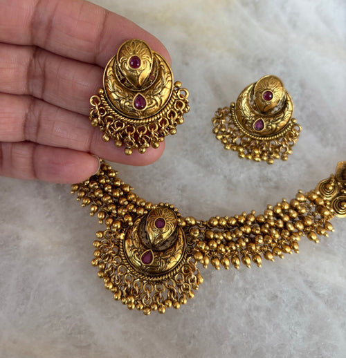 Chand flat set (plum) - Ishy Haq