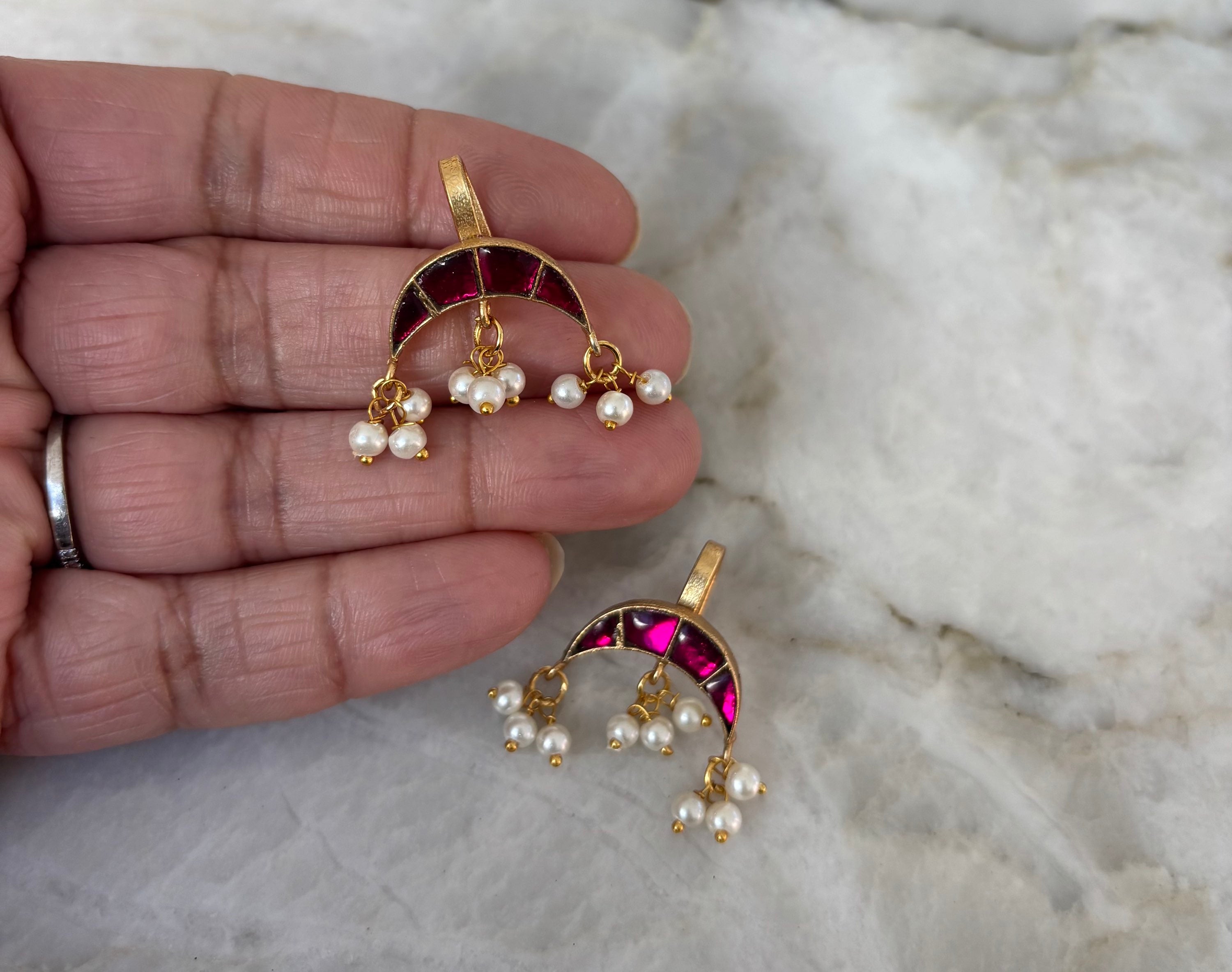 Kundan upper ear lobe accessory  image 1