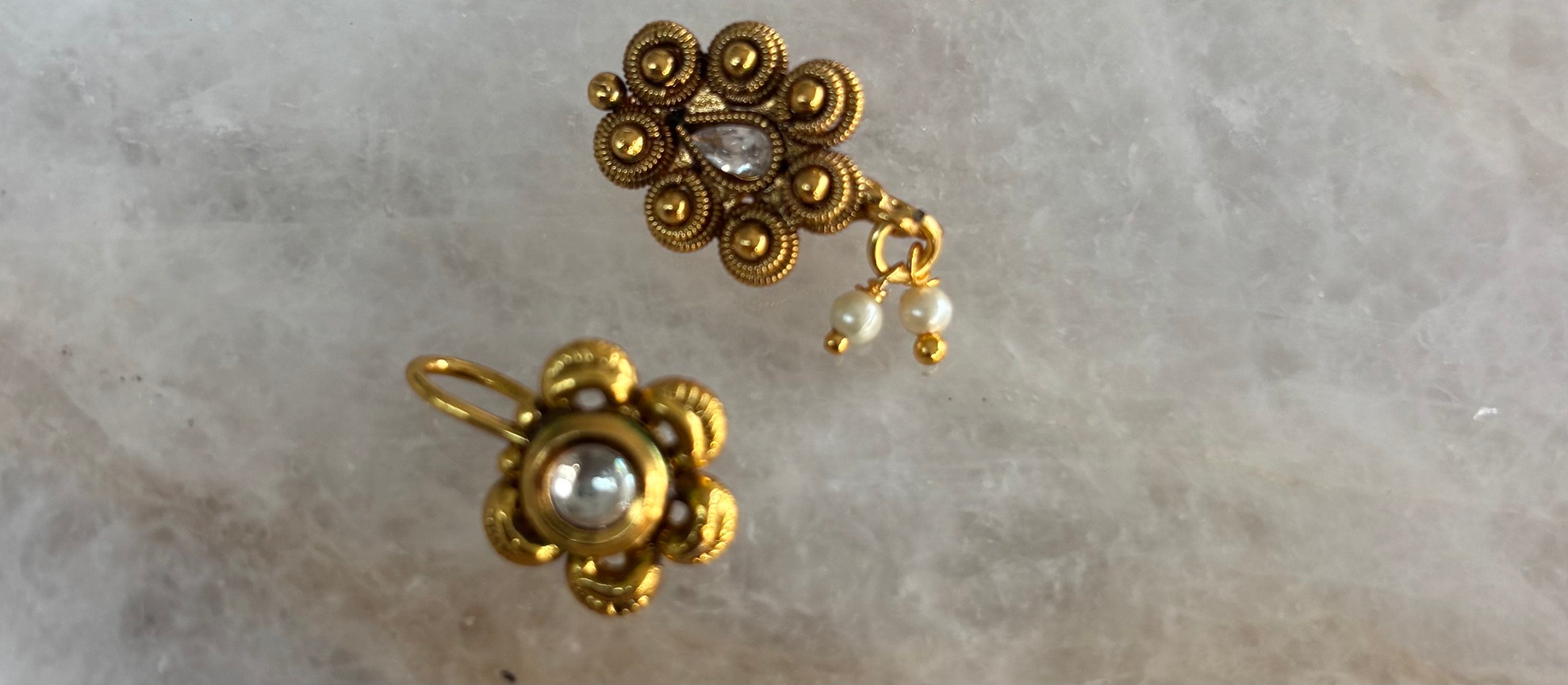 Stonework nose ring  image 0