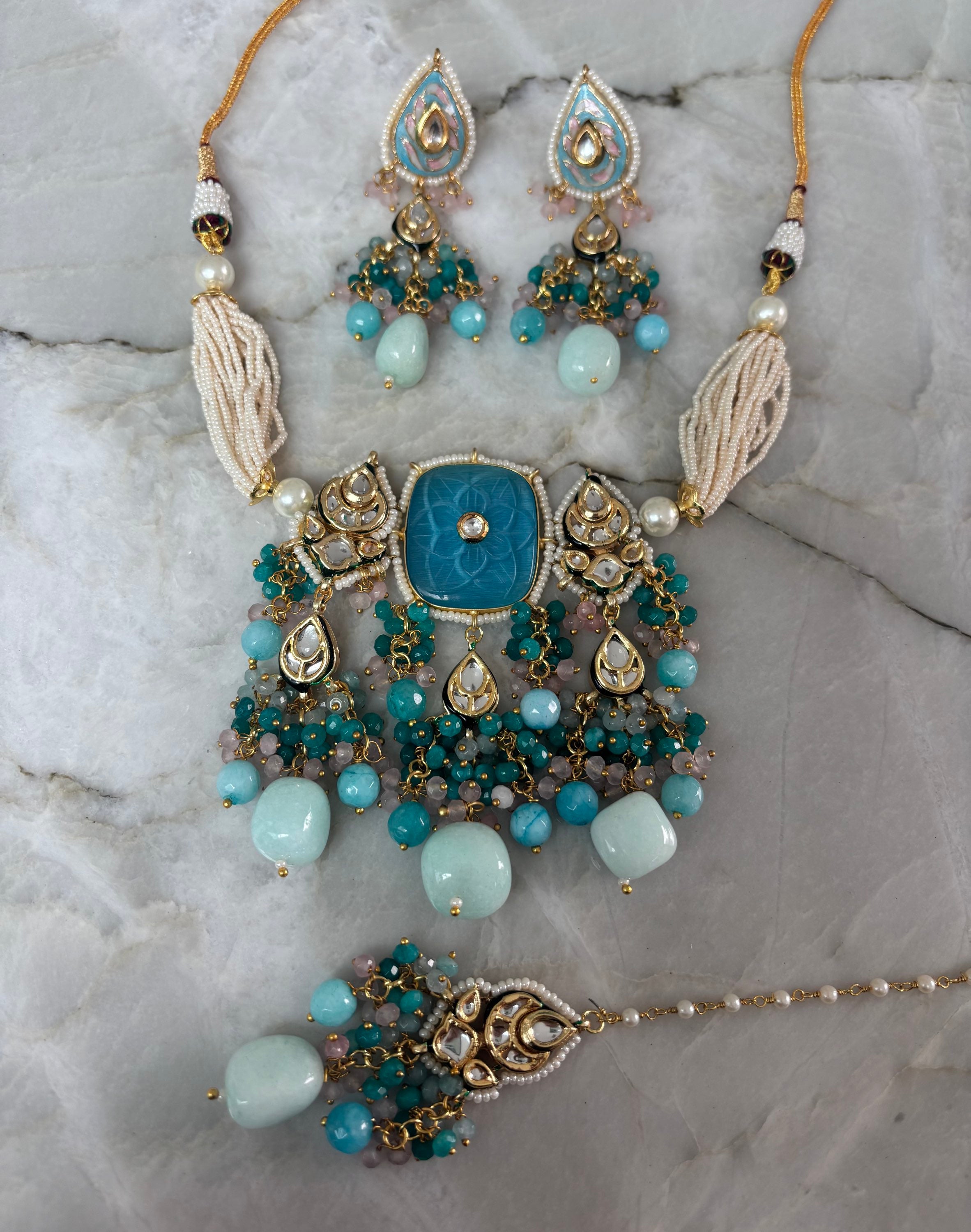 Sungai (turquoise/pastel blue) image 2