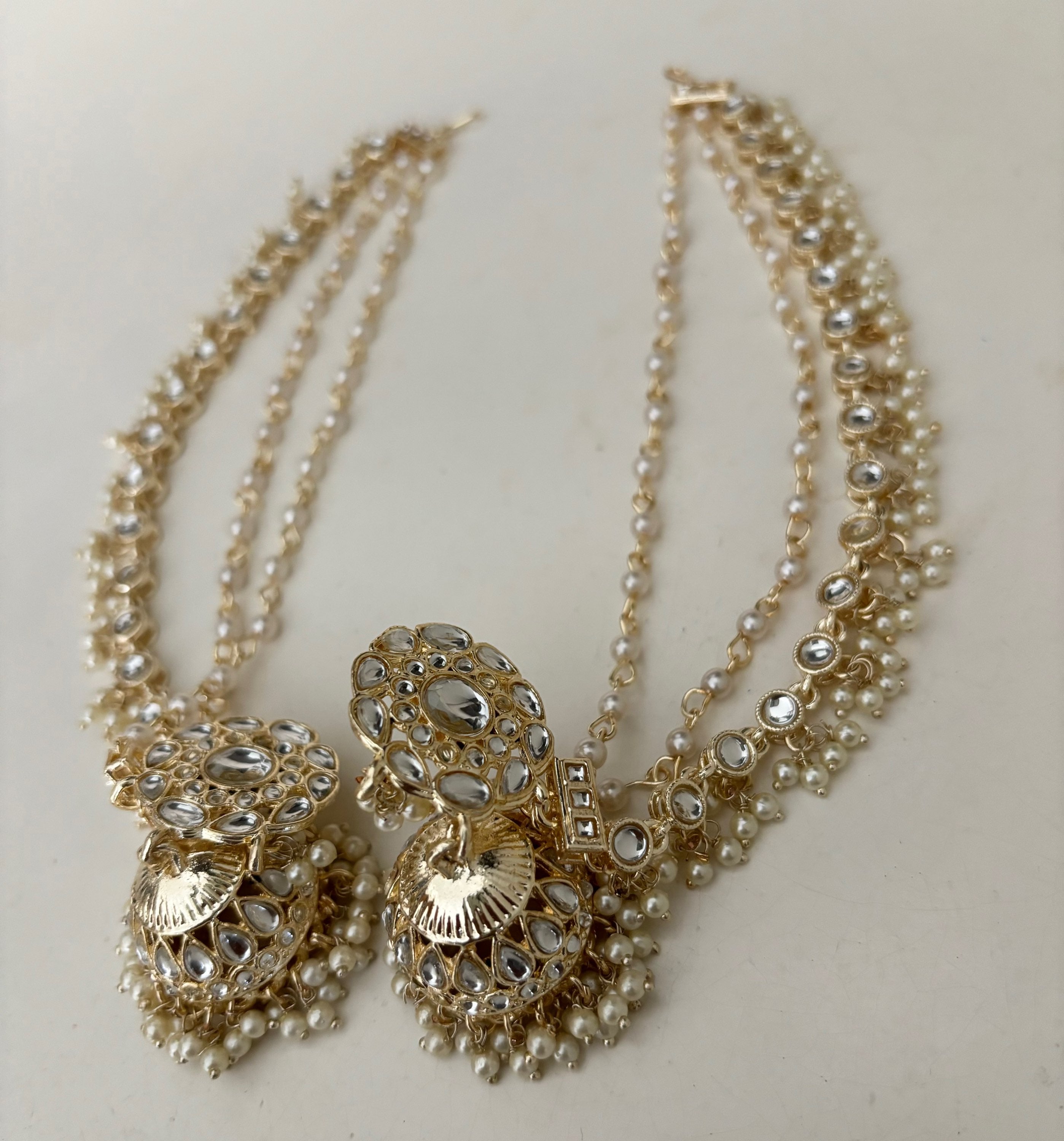 Tashan Jhumka/earring chain  image 3