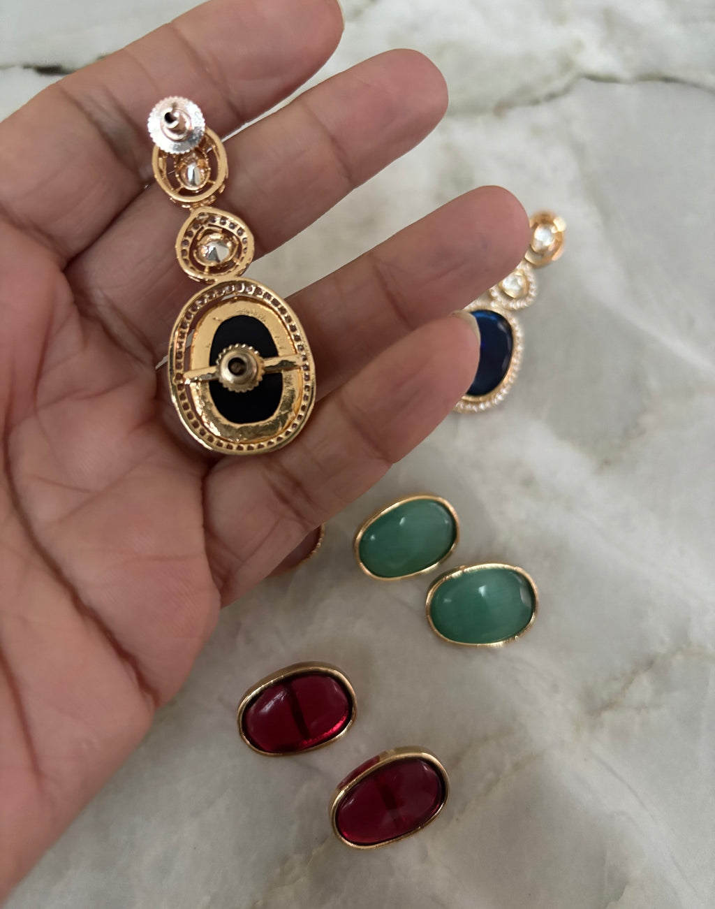 Kundan drops (colour changer) image 2