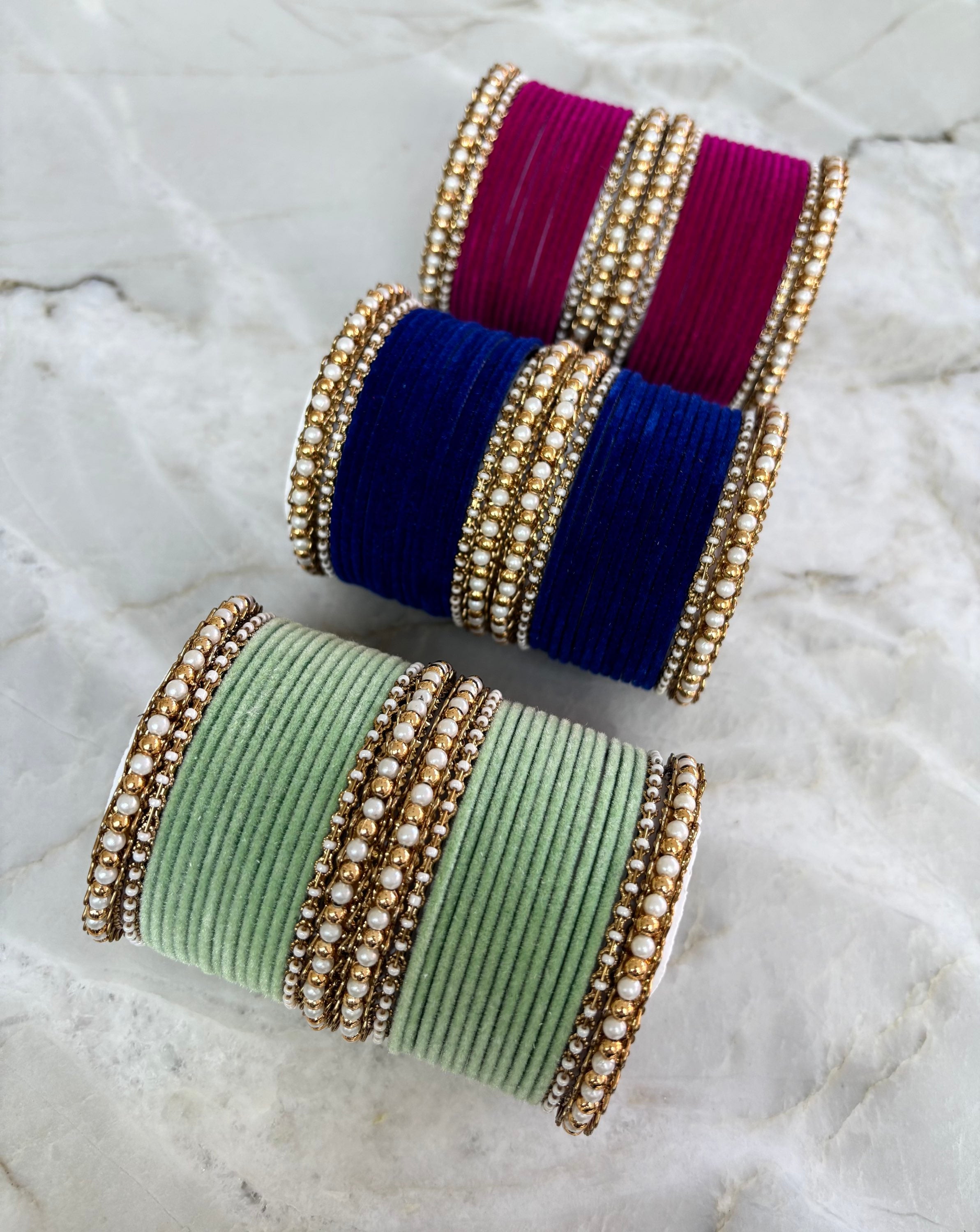Velvet bangle set  image 0