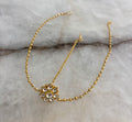 Kundan flower headpiece  image 0