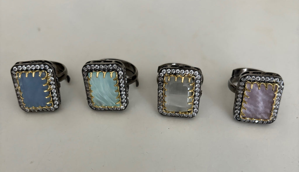 Pastel size adjustable ring  image 2