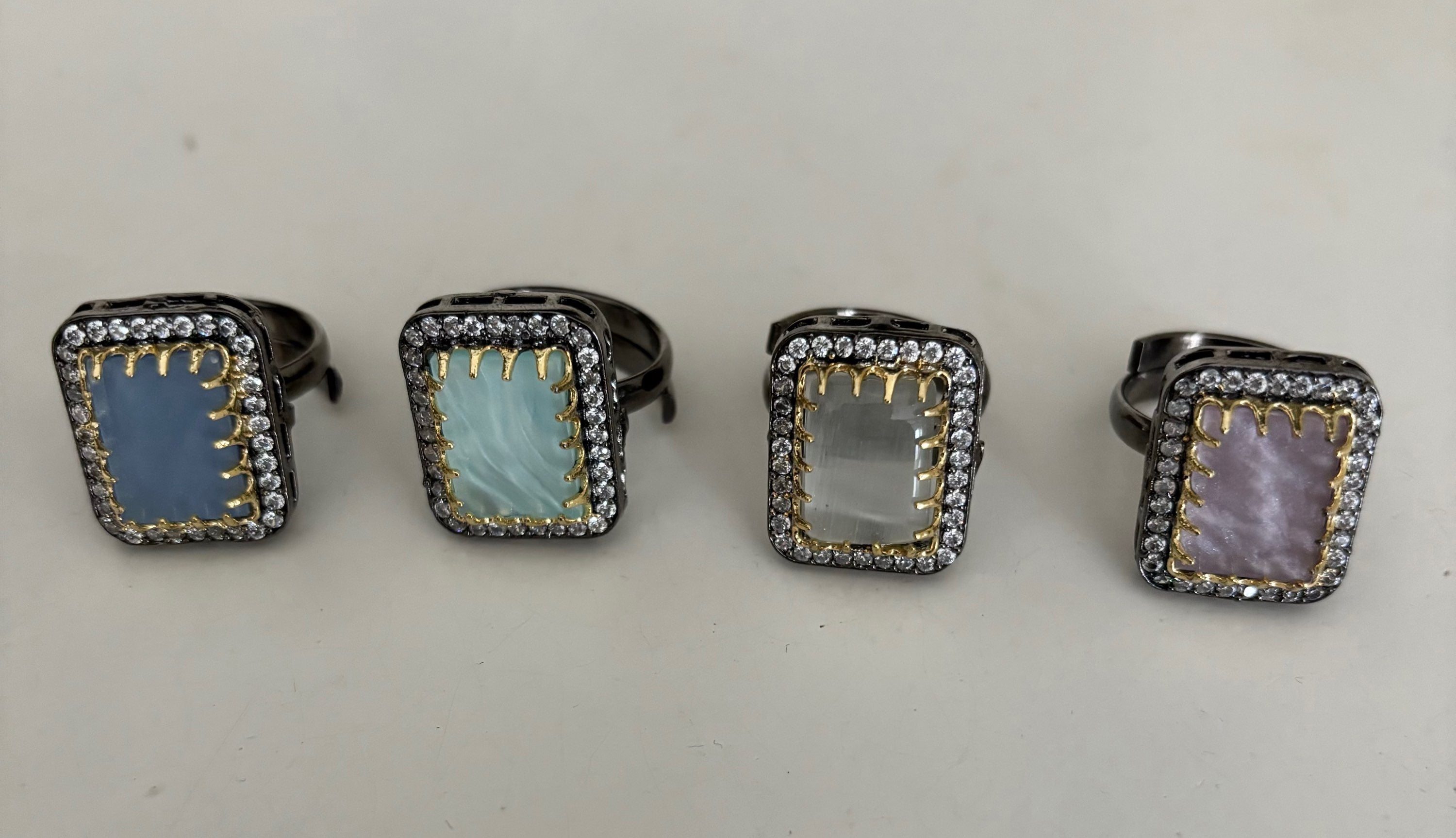 Pastel size adjustable ring  image 2