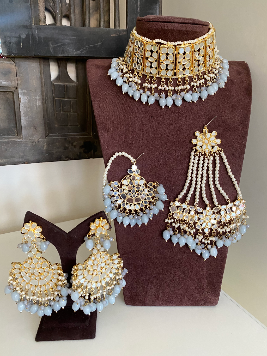 Nura Mirror choker set  image 1