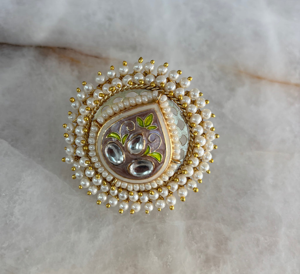 Pearl trim meena  image 0