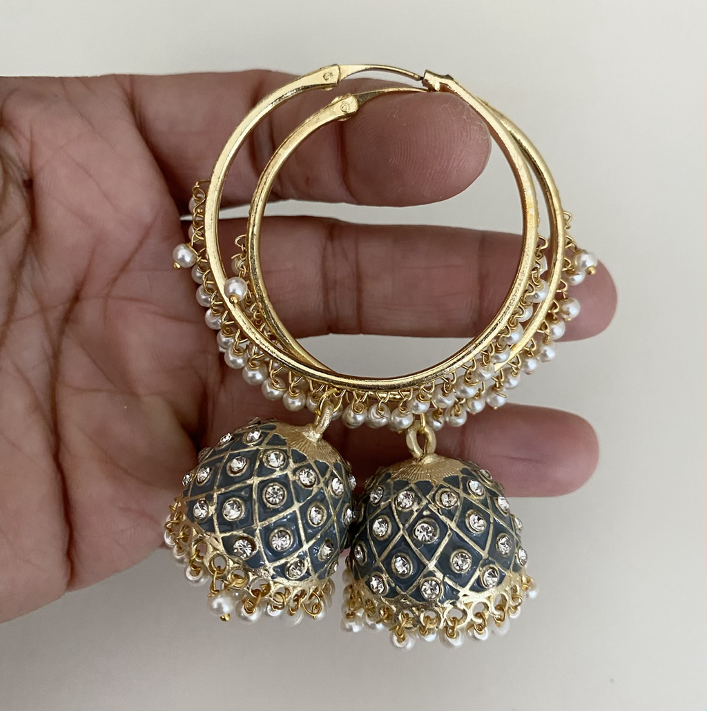 Hoop jhumka  image 0