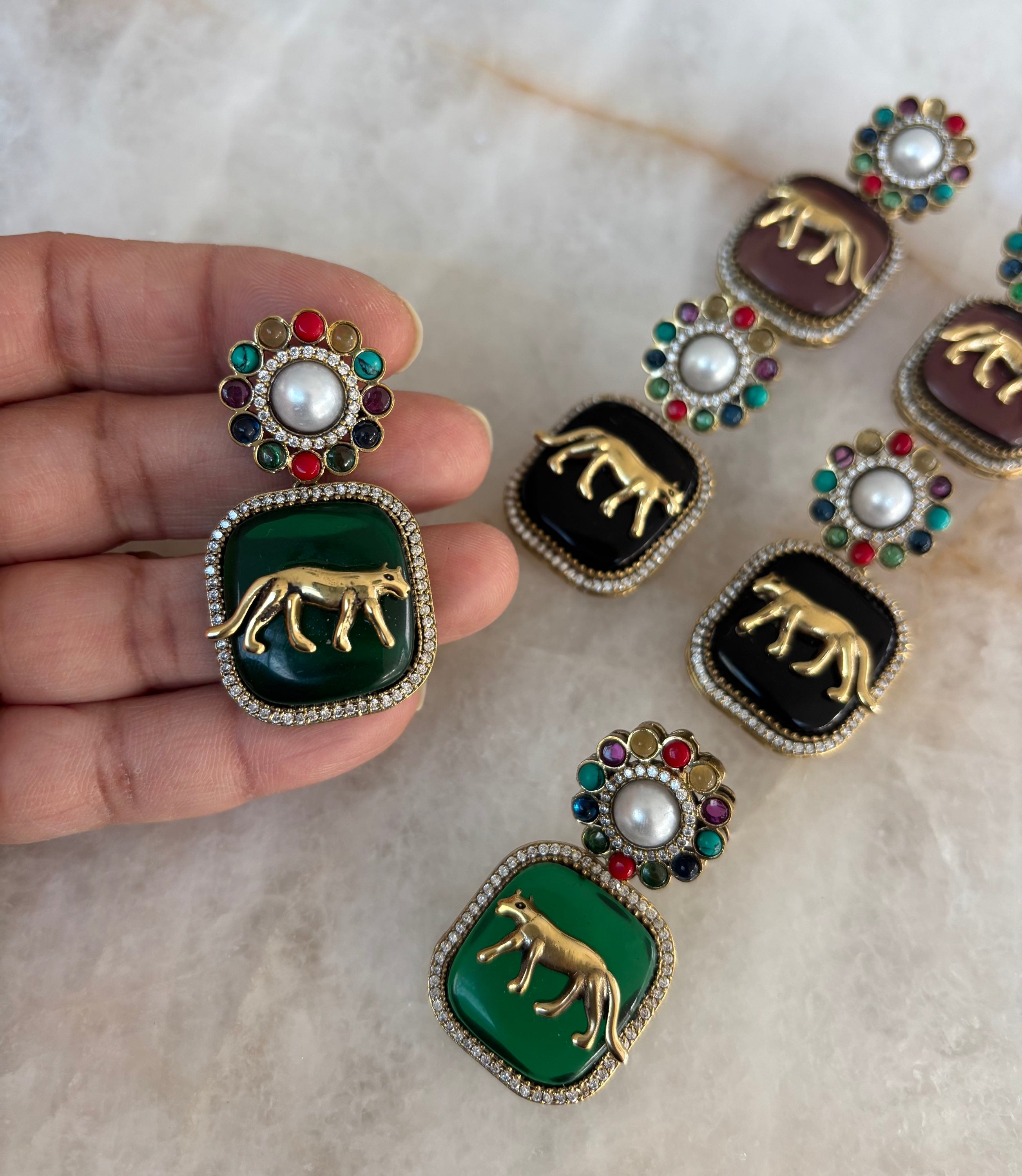 Floral Sabya (Sabyasachi inspired earring) image 3