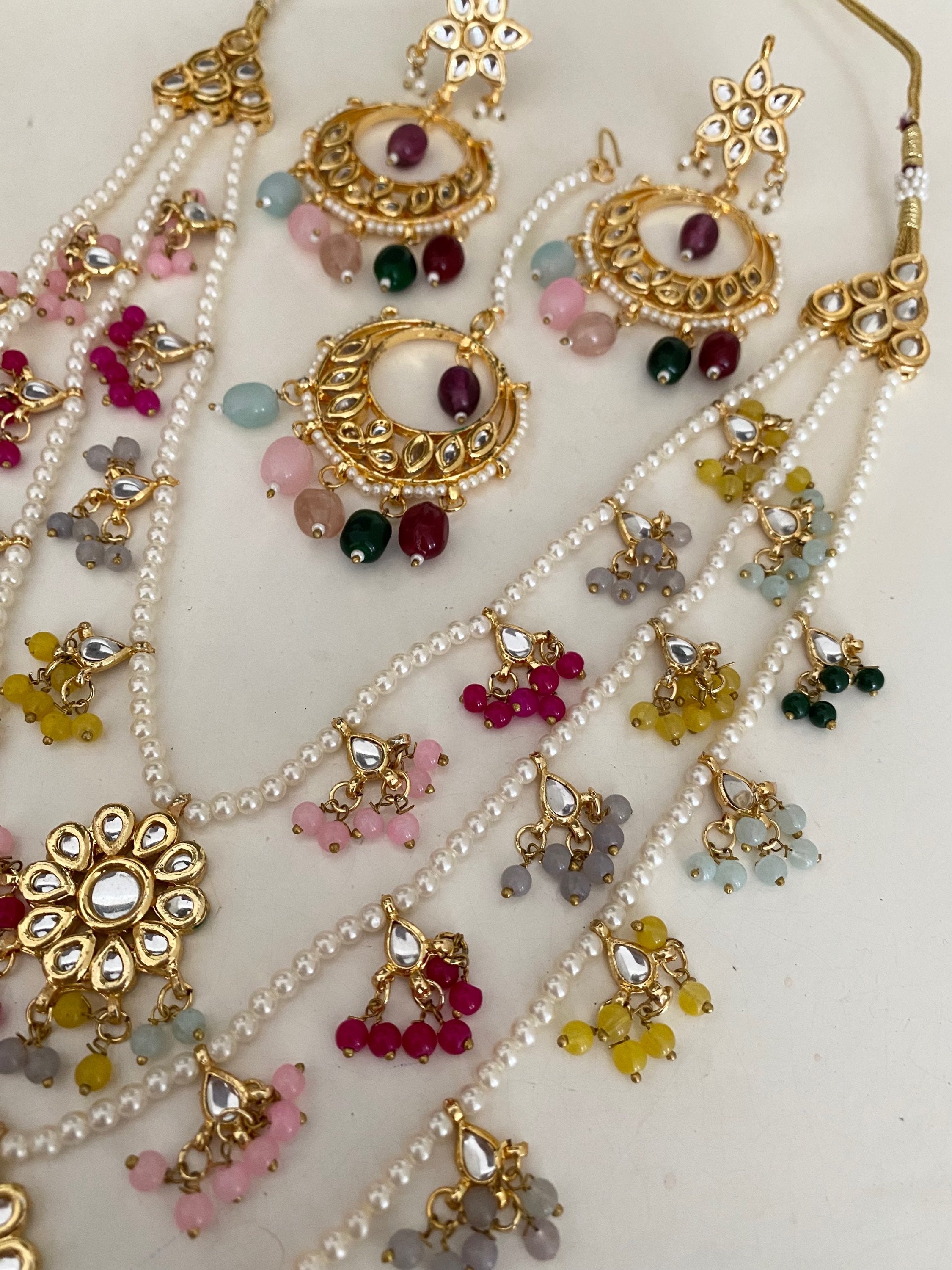 Hyderabadi glass bead drop image 3