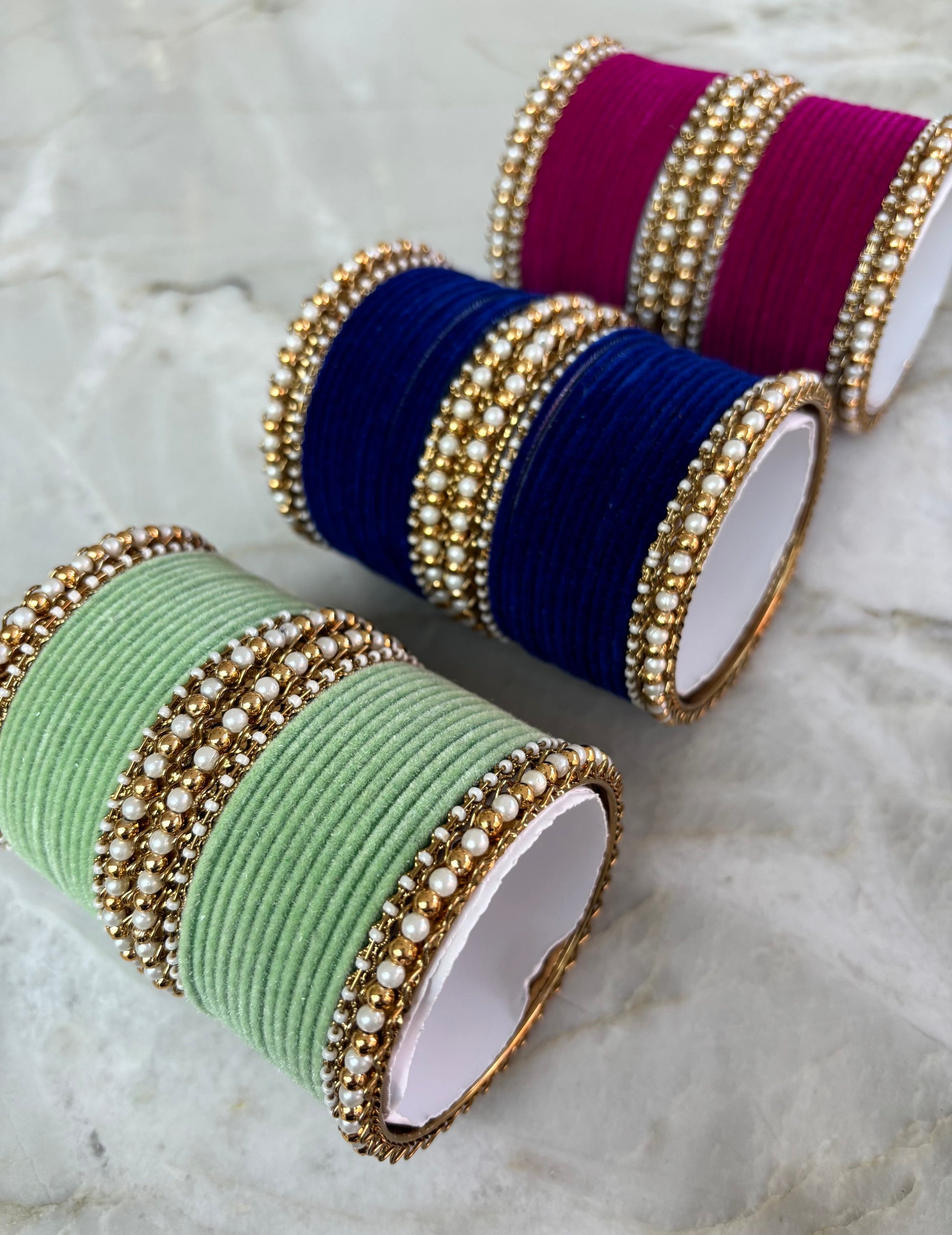 Velvet bangle set  image 4