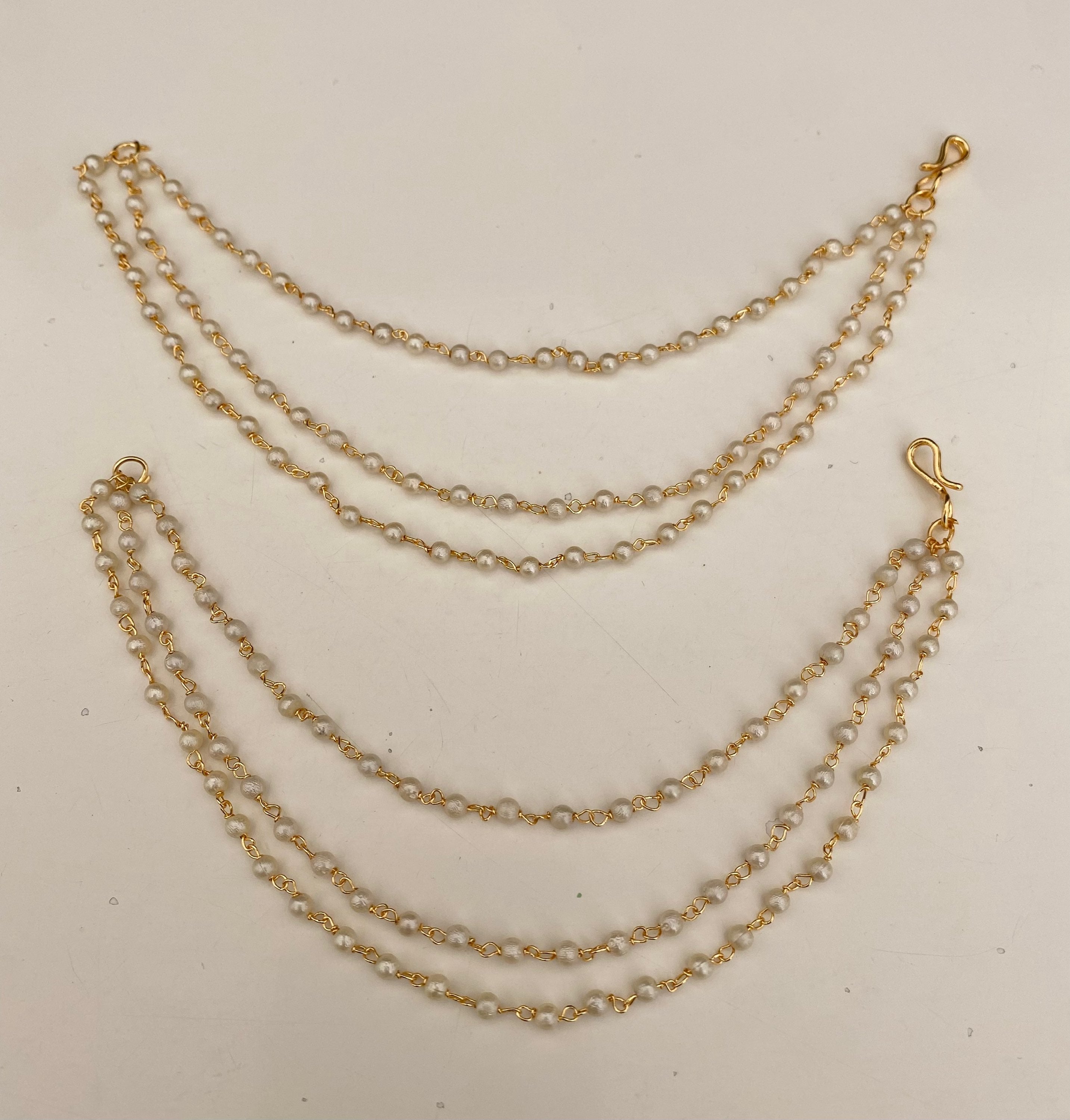 Pearl earring chains  image 0