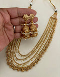 Long layared haar with pearl drop image 0
