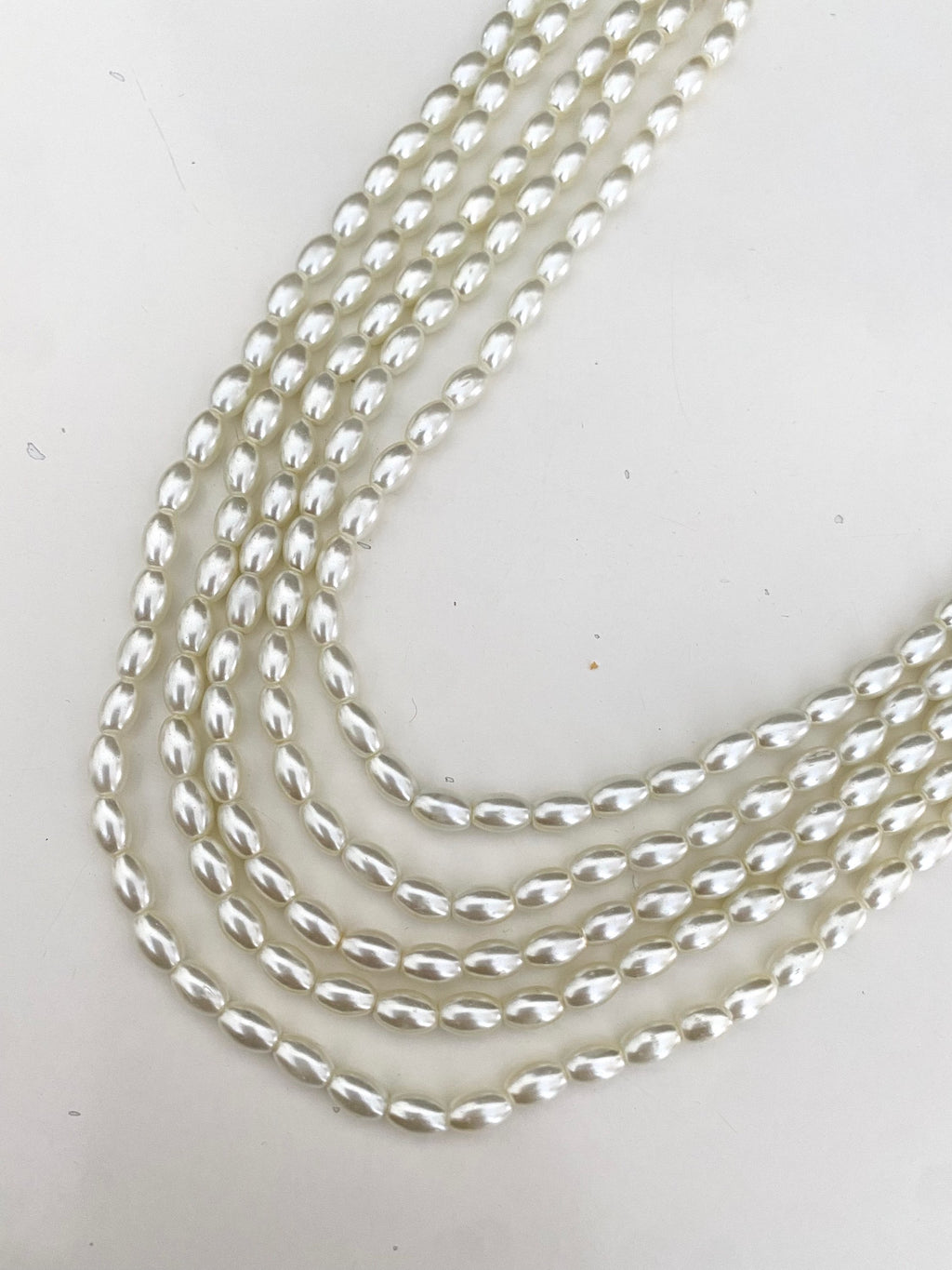 Rice pearl long mala  image 1