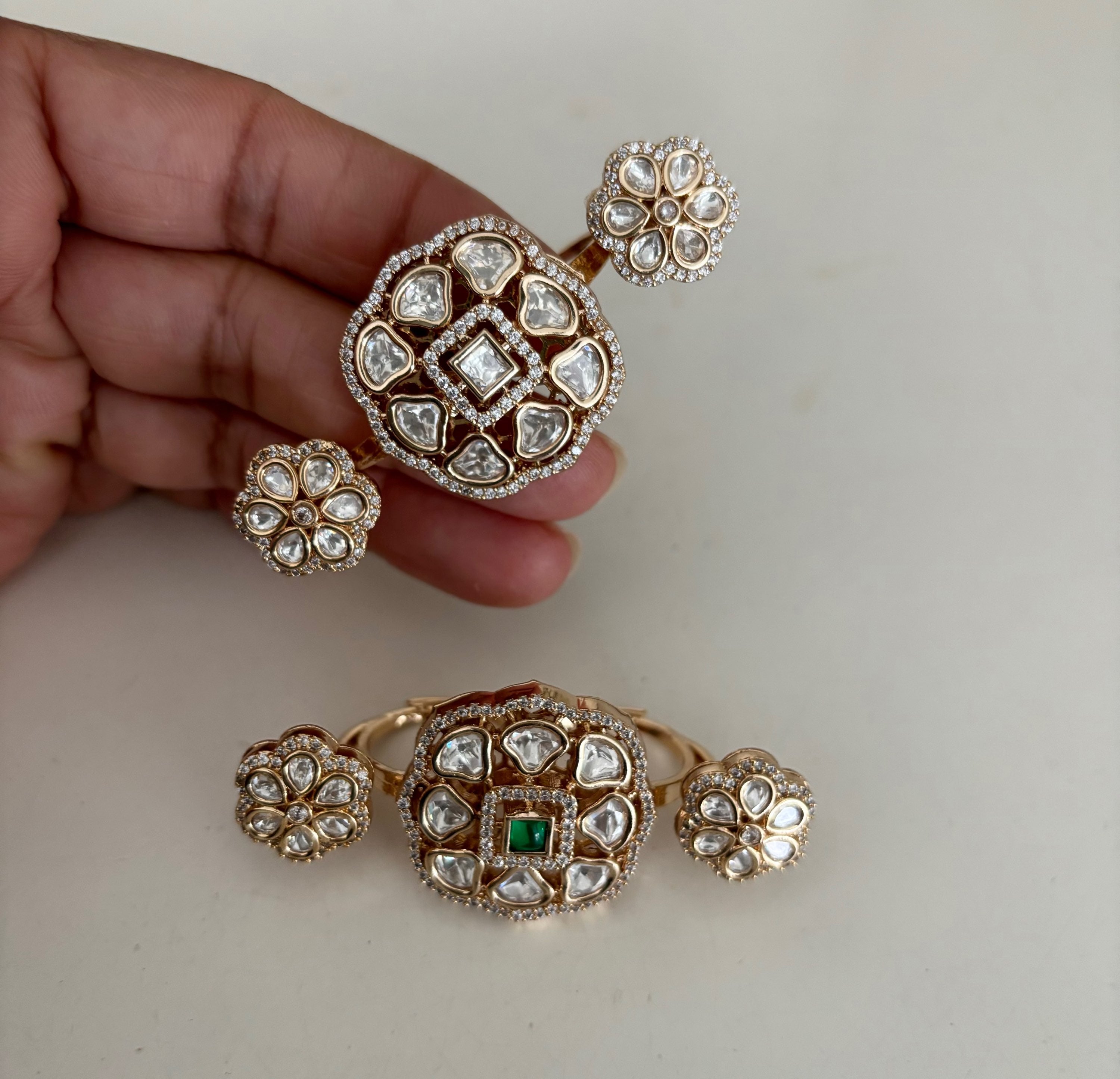 Kundan finger Ring  image 1