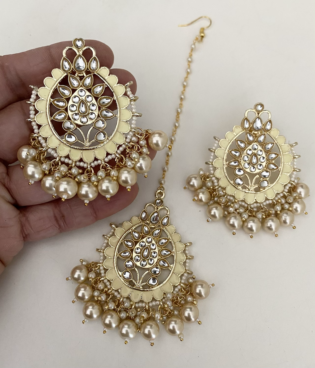 Panna tikli earring set  image 1