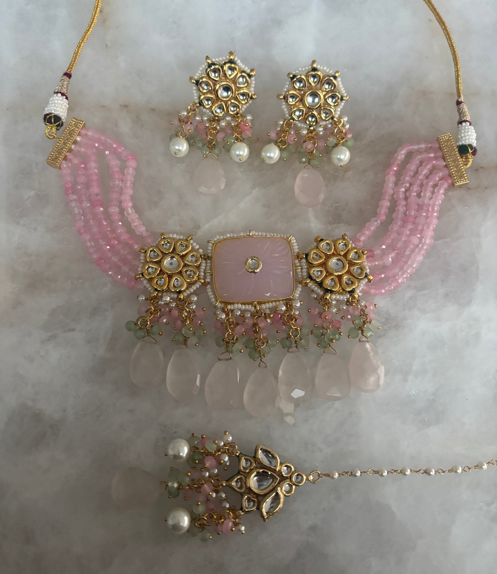 Kundan glass bead  image 0