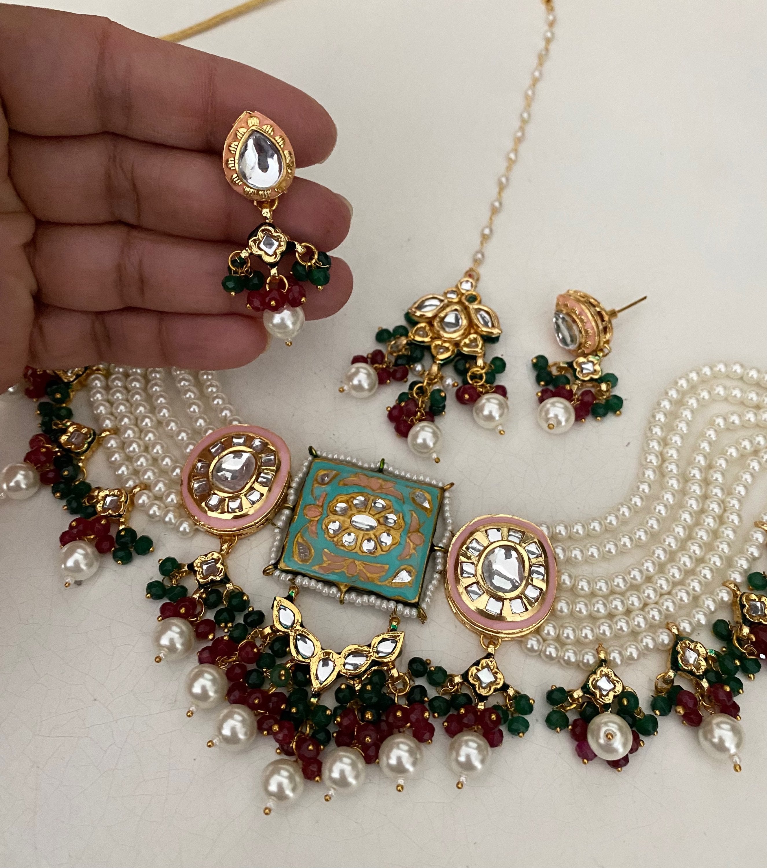 Shilpa kundan set  image 1