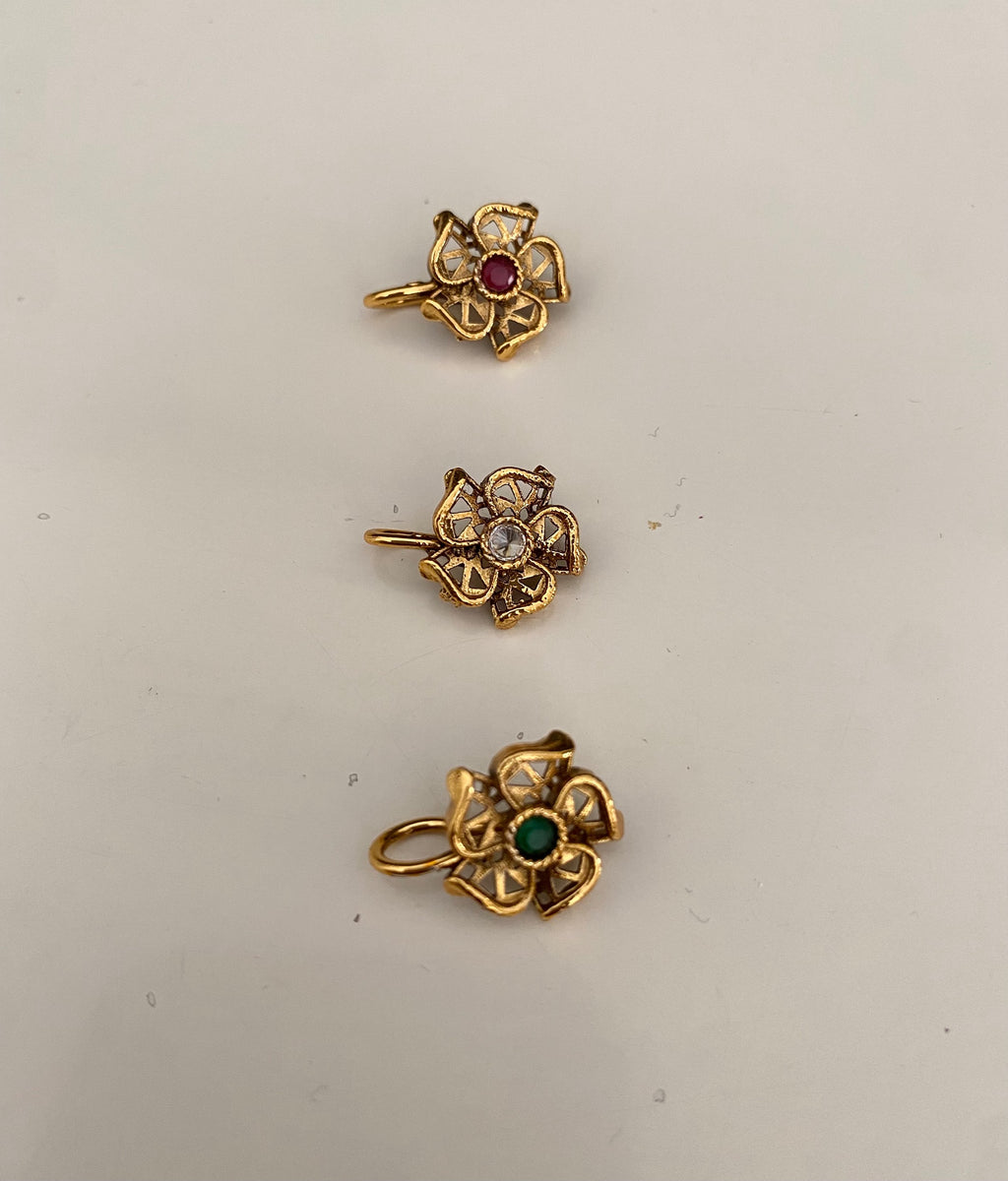 flower nose ring  image 0