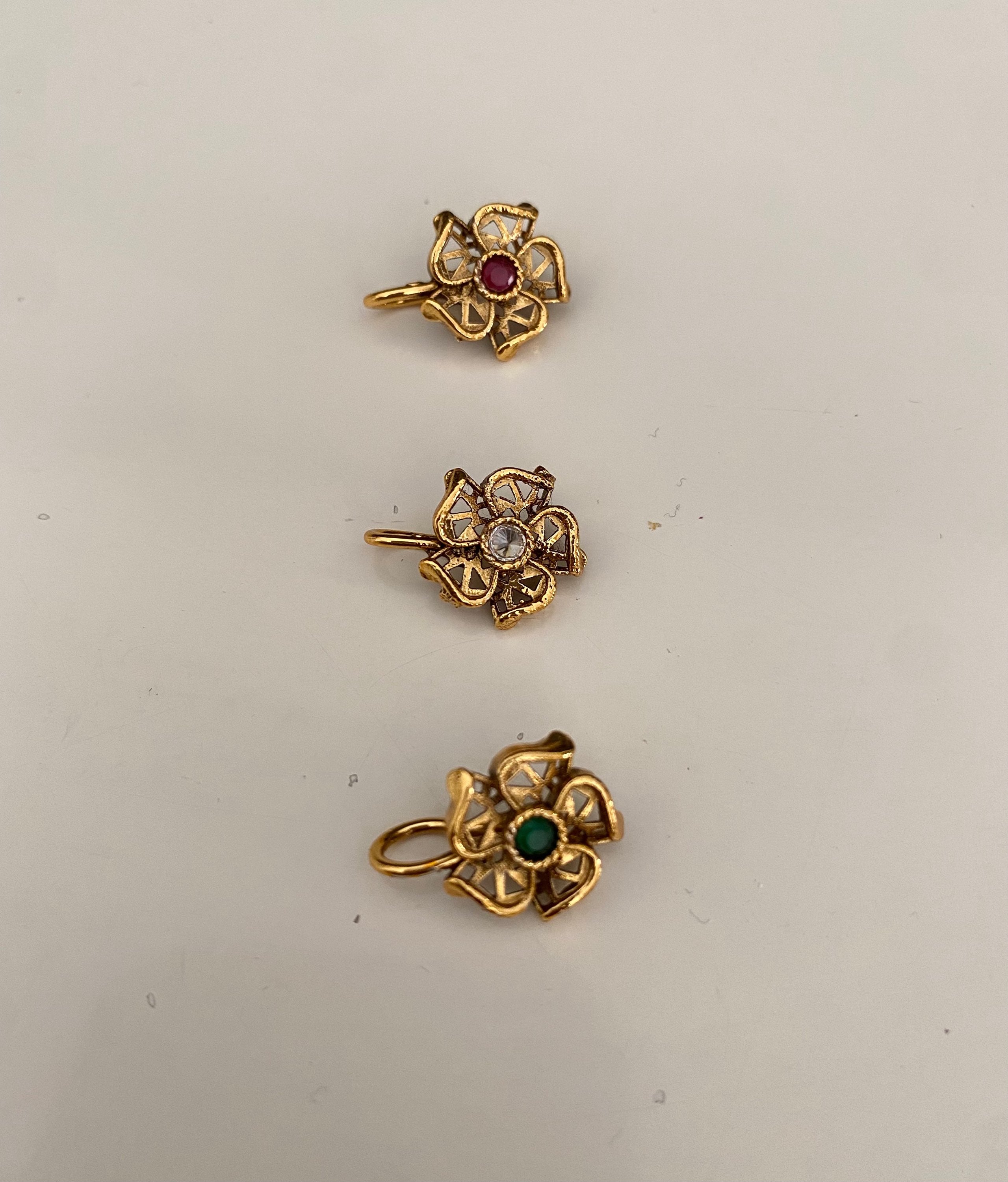 flower nose ring  image 0