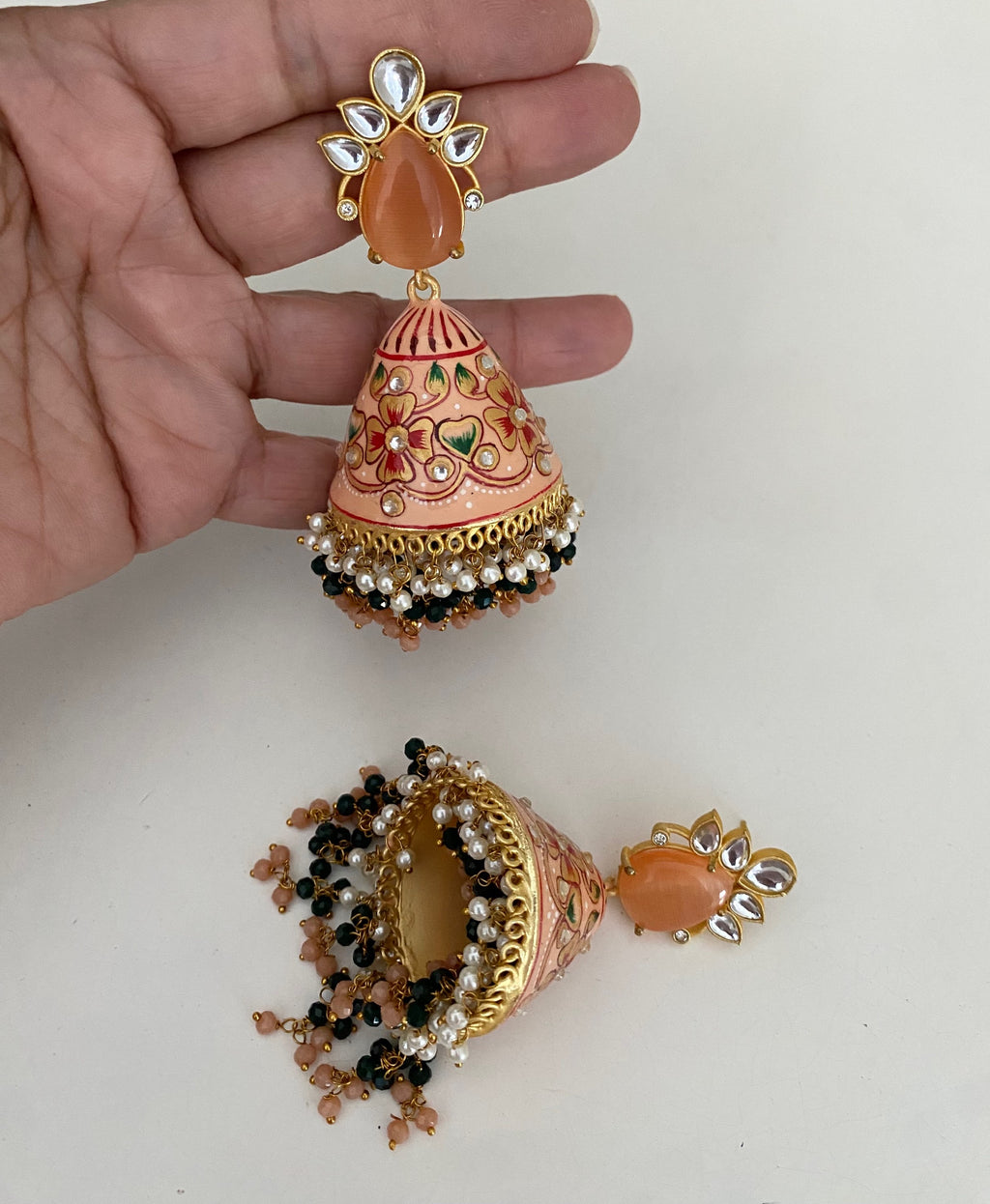 Mughul jhumka earring  image 1