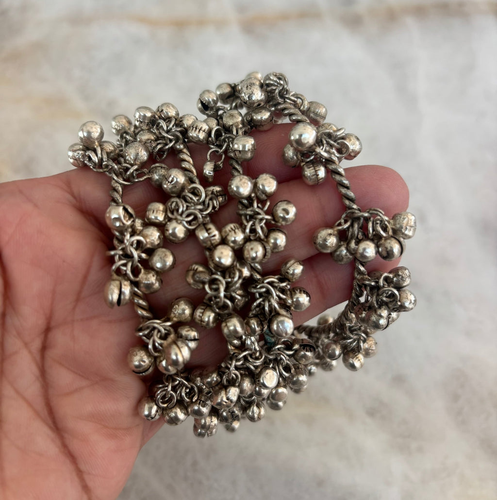 Gungor bells set of 4 (Rustic Silver) - Ishy Haq