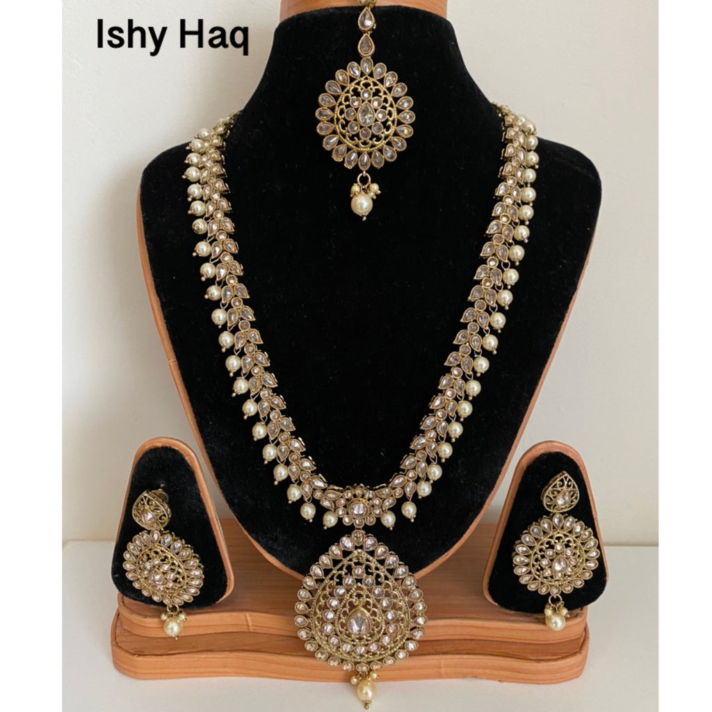 Haar Set with Bead Drops - Ishy Haq