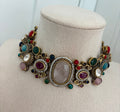 Kundan drop choker (A) - Ishy Haq