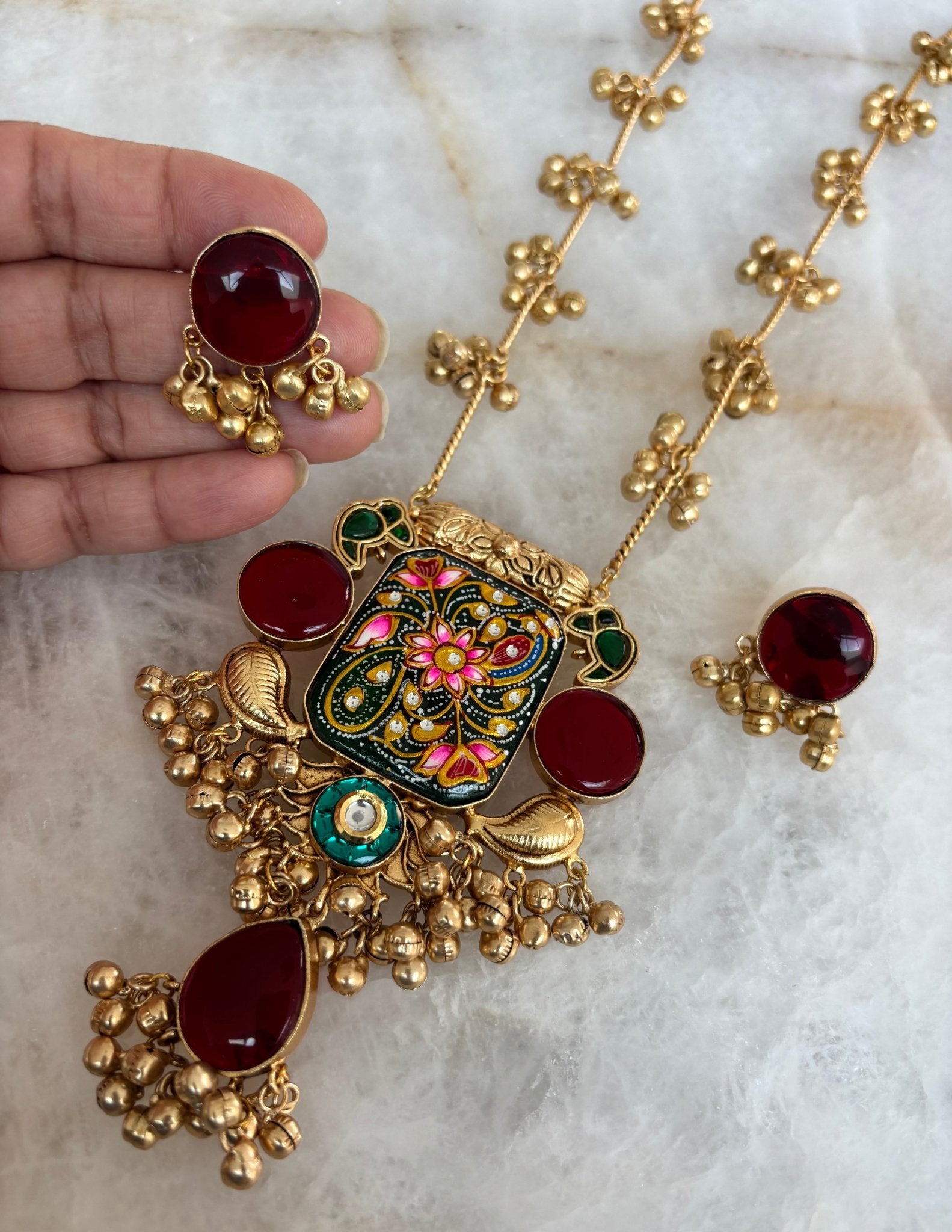 Mayuri Meena (wine colour) - Ishy Haq
