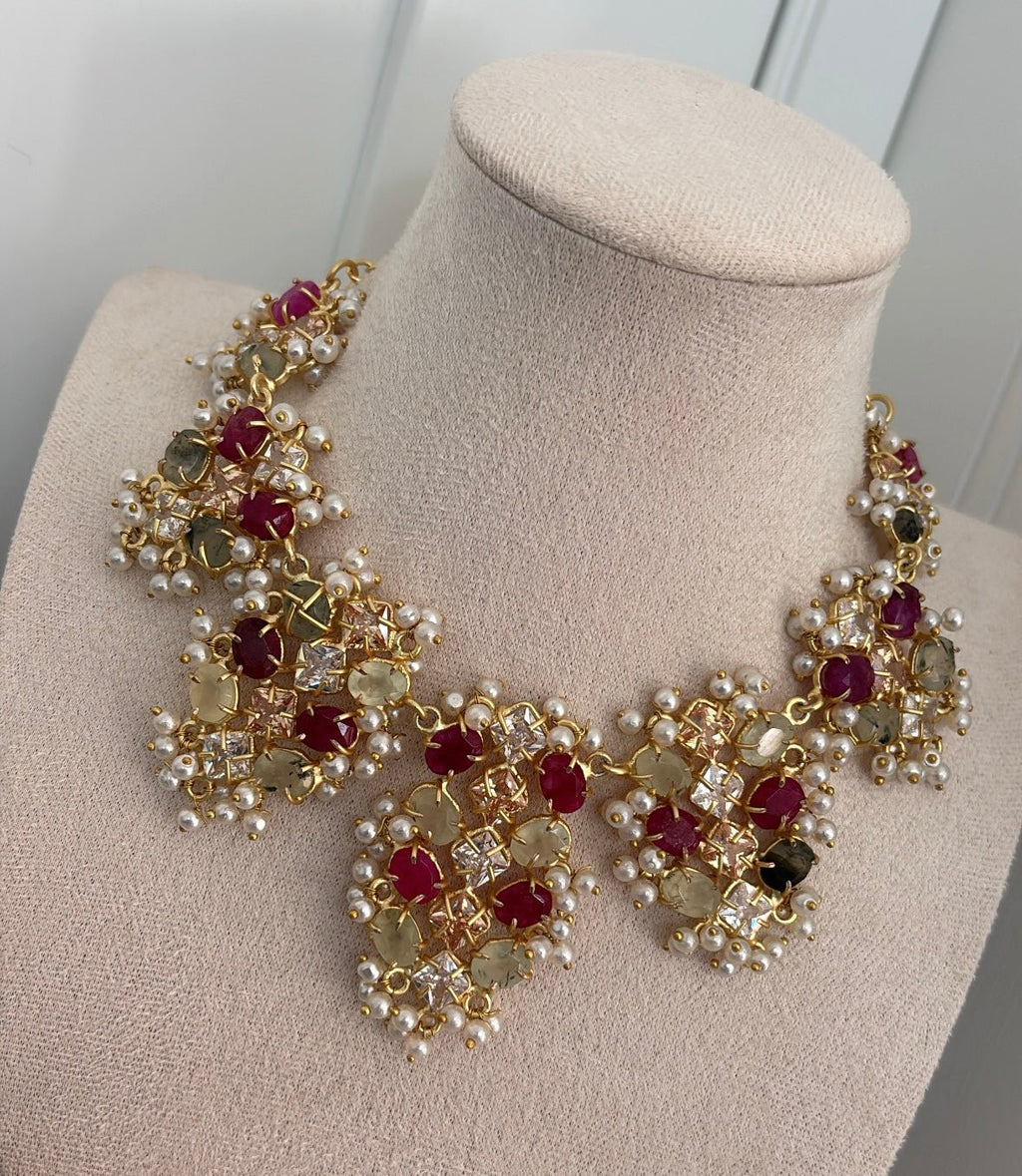 Precious Prehnite/ Swarovski - Ishy Haq