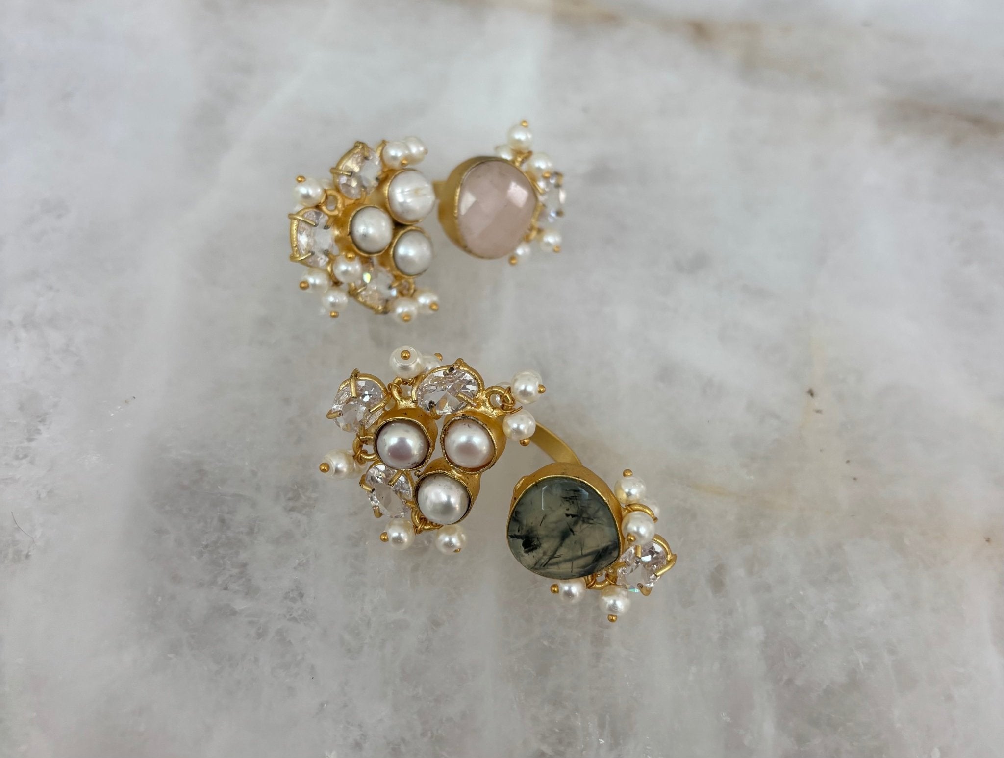 Precious stonework finger ring - Ishy Haq
