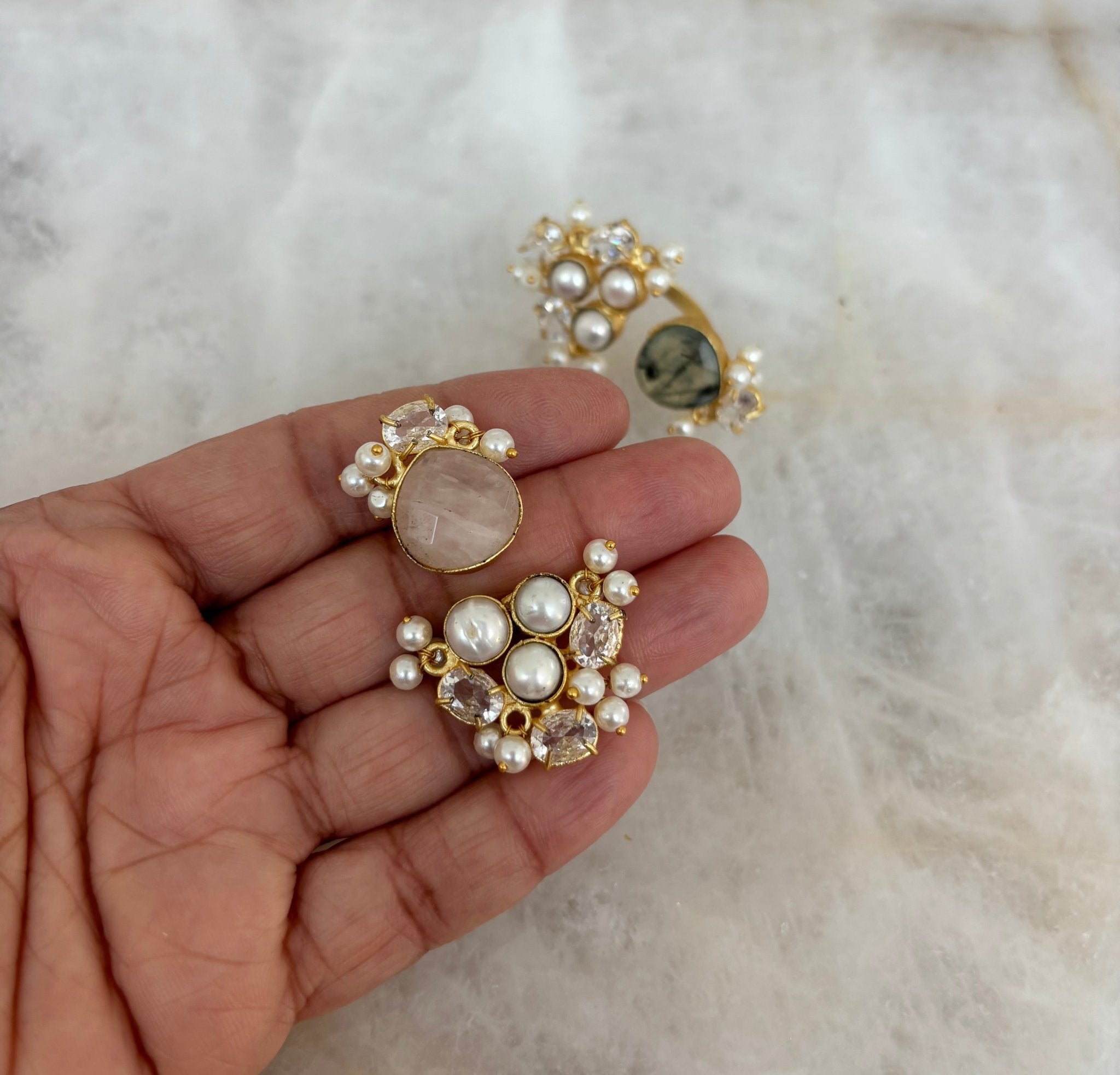 Precious stonework finger ring - Ishy Haq